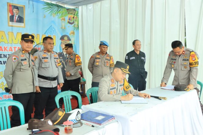 
					Arus Balik Pemudik, Kapolres Tubaba Cek dan Kontrol Pos Yan Serta Pos Pam Ops Ketupat Krakatau 2025