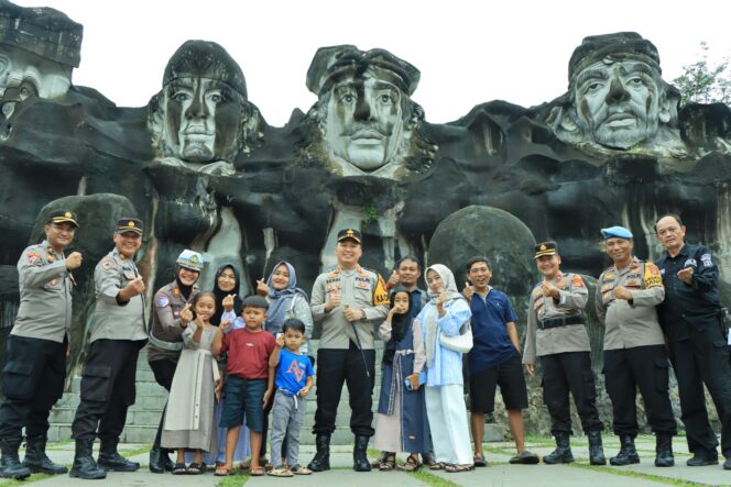 
					Pastikan Keamanan Pengunjung Selama Libur Lebaran, Kapolres Tubaba Tinjau lokasi Objek Wisata