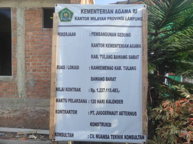 
					Ada Kejanggalan Dalam Pemenang Tender Di Kemenag Lampung